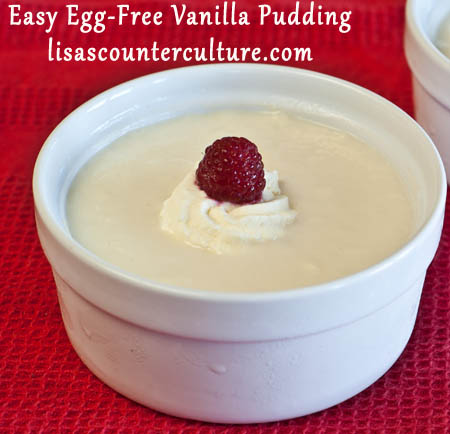 Easy Egg-Free Vanilla Pudding