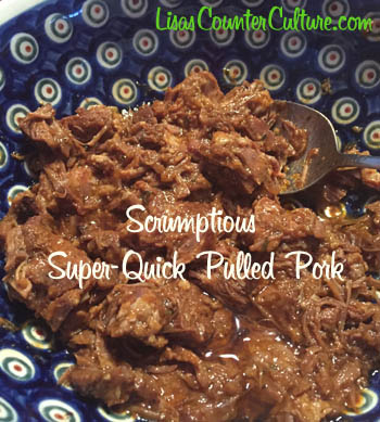 Scrumptious Super-Quick Pulled Pork