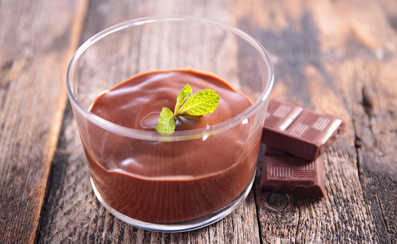 Chocolate Peppermint Pudding